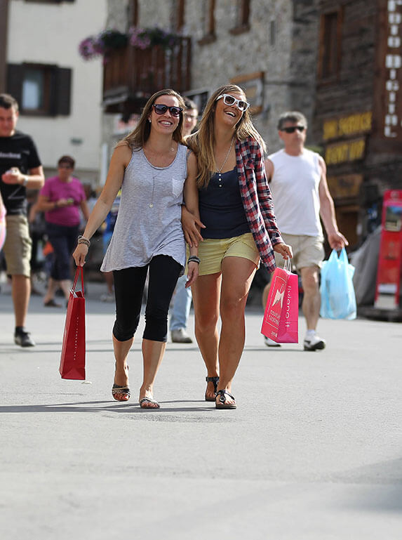 Shopping a Livigno